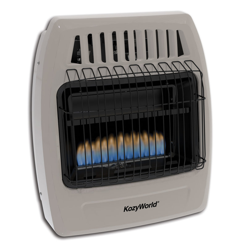 KozyWorld 20,000 BTU Propane Infrared Wall Insert Heater Wayfair